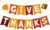 OHOME Thanksgiving Decorations – Thanksgiving Banner | Friendsgiving Party Decorations for Indoor Outdoor Outside – Thanksgiving Garland for Front Door | Thanksgiving Backdrop Wreath for Window Wall