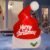 Juegoal Christmas Inflatables Outdoor Decorations, 5FT Inflatable Xmas Hat, Lighted Blow Up Giant Red Hat with Built in LED Lights, Light Up Holiday Winter Roof Lawn Yard Garden Decor