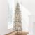 Best Choice Products Flocked Pencil Christmas Tree, Pre-Lit Slim Artificial Holiday Decoration, 7.5ft Lighted Skinny w/Base, Warm White Lights