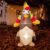 BLOWOUT FUN 5ft Thanksgiving Inflatable Cute Gnome Decoration, LED Blow Up Lighted Decor Indoor Outdoor Holiday Art Decor Decorations