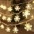 CESOF Christmas Lights, 20 Ft 40 LED Snowflake String Lights Battery Operated Fairy Lights for Bedroom Room Party Home Xmas Decor Indoor Outdoor Tree Decorations Warm White